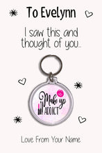 Load image into Gallery viewer, Personalised Beauty Keyrings &amp; Card|Beauty Birthday Gift|Make Up Keychains|10 Designs To Choose From
