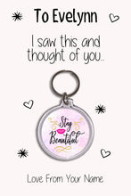 Load image into Gallery viewer, Personalised Beauty Keyrings &amp; Card|Beauty Birthday Gift|Make Up Keychains|10 Designs To Choose From
