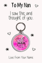 Load image into Gallery viewer, Personalised Grandma Keyrings &amp; Card|Nan Birthday Gift|Nanny Keychains|39 Designs To Choose From
