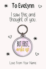 Load image into Gallery viewer, Personalised Beauty Keyrings &amp; Card|Beauty Birthday Gift|Make Up Keychains|10 Designs To Choose From
